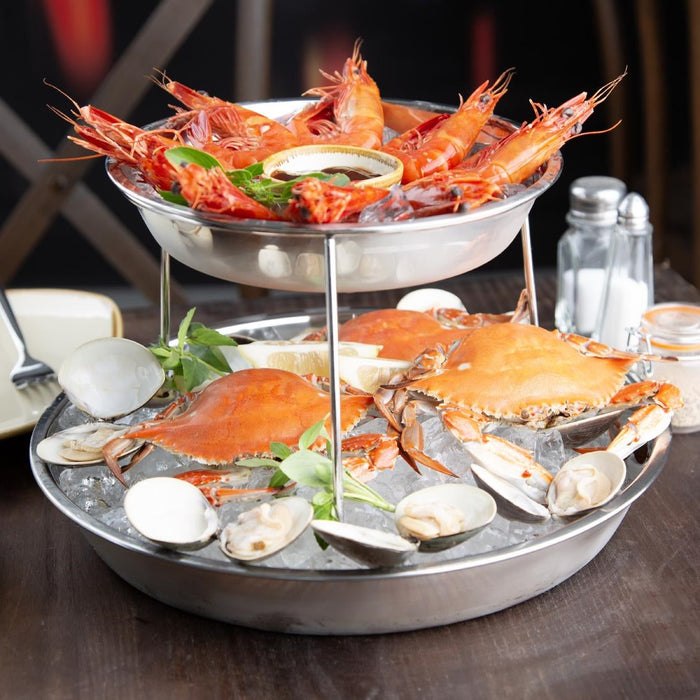 Olympia Seafood Platter Stainless Steel 220mm Olympia