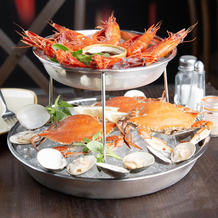 Olympia Seafood Platter Stainless Steel 318mm Olympia