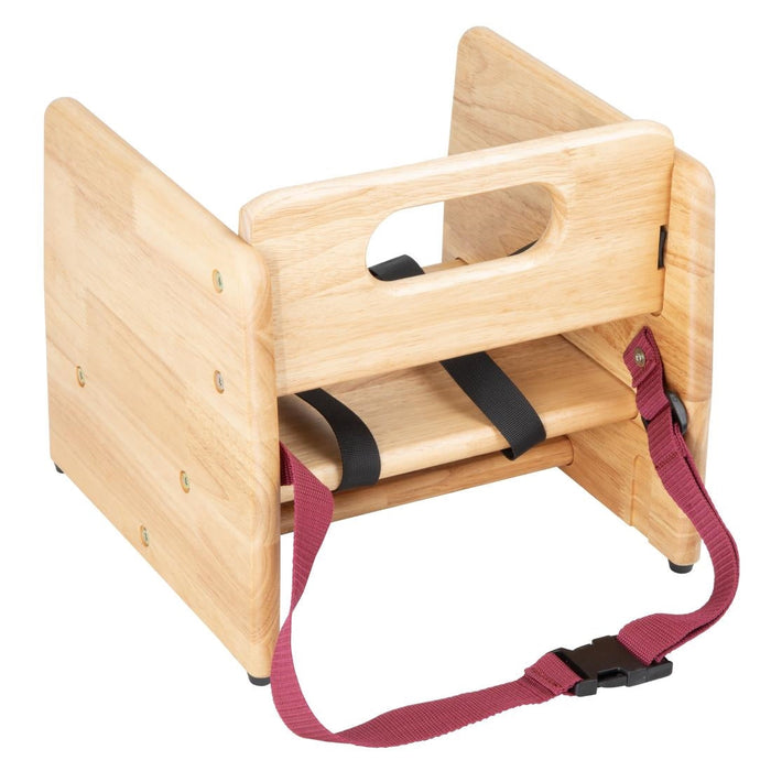 Bolero Booster Seat Natural Wood Bolero