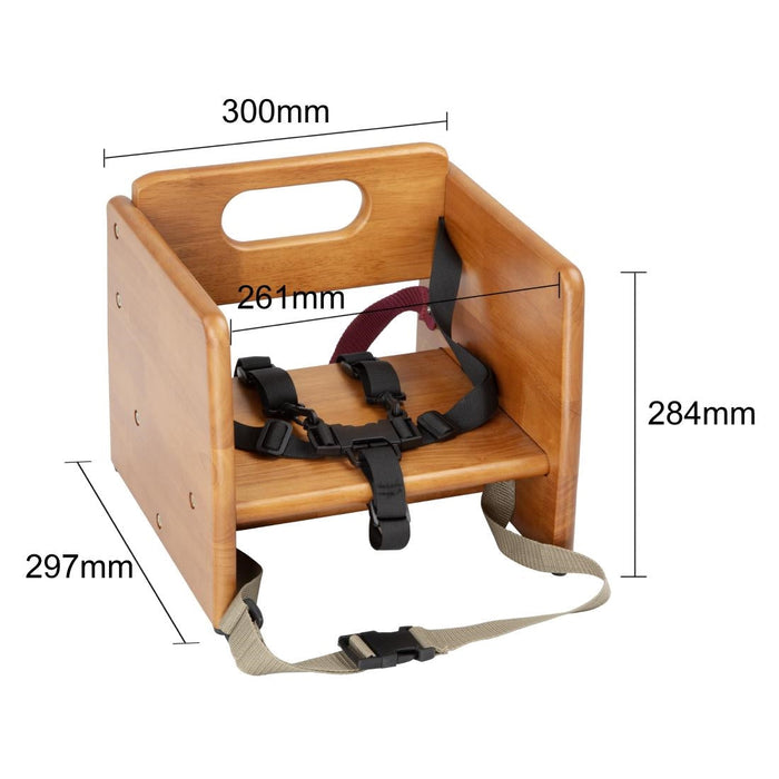 Bolero Booster Seat Dark Wood Bolero