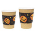 Fiesta Recyclable Halloween Cup Sleeves for 12oz Hot Cups (100 Pack) Fiesta Recyclable