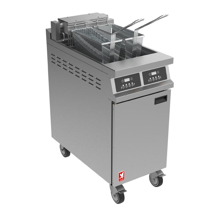 Electric. Programmable. Capacity: 2x10Ltr. Output: 25kg/hr per tank