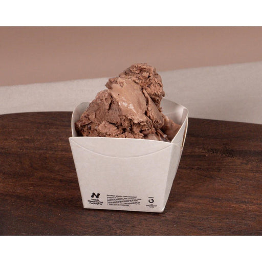 Notpla Square Open Takeaway Boxes 350ml - White (Pack 250) Notpla