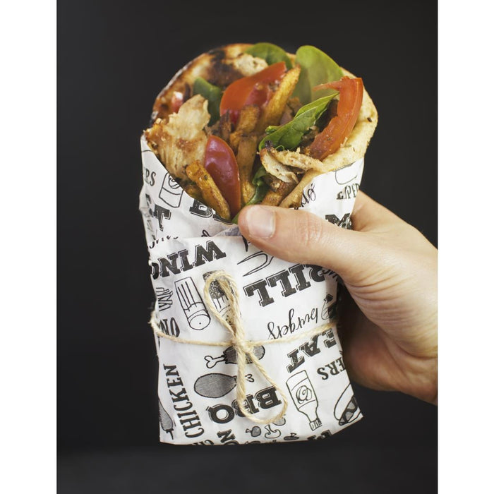 Vegware Greaseproof Sheets Grill 400x300mm (1000 Pack) Vegware