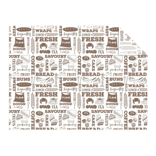 Commercially Compostable. 400(L)x300(W)mm