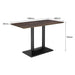 Bolero Indoor Dining Table Dark Wood 1200mm Bolero