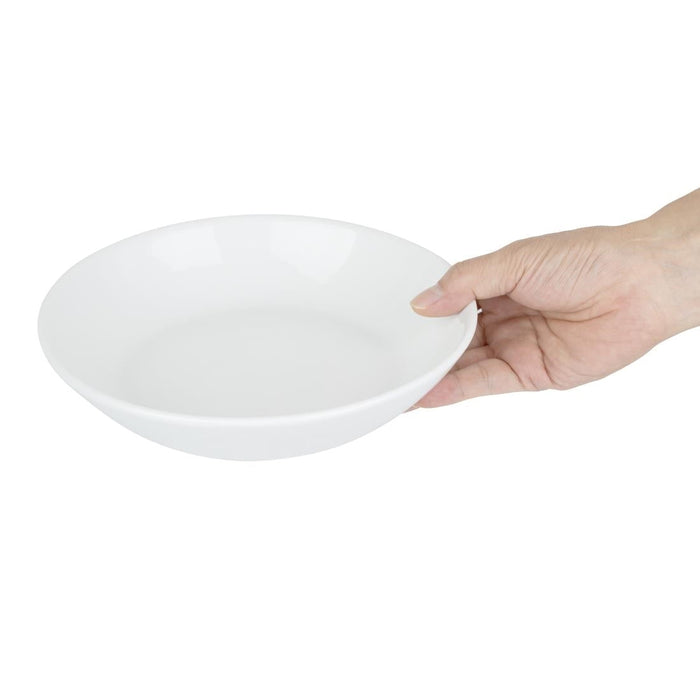 Olympia Chia Coupe Bowls White 220mm (4 Pack) Olympia