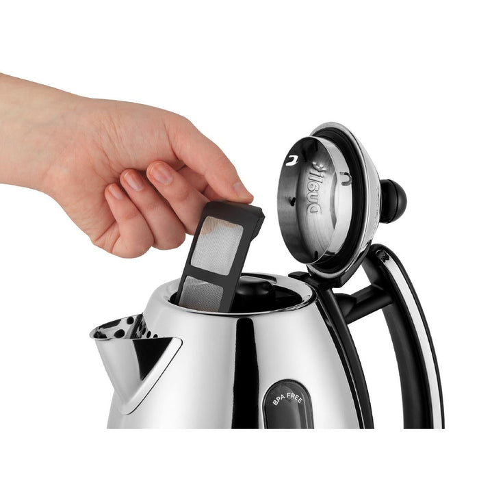 Dualit Lite Jug Kettle Black/Polished Dualit