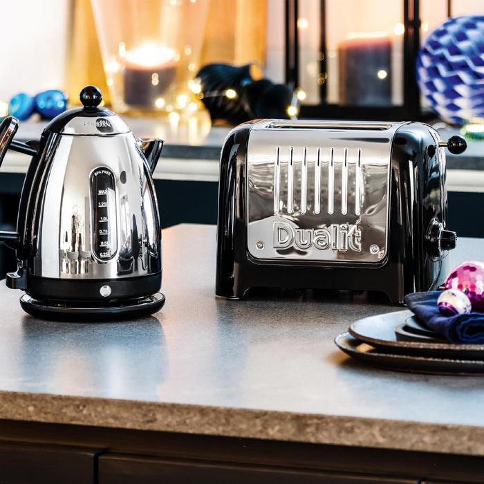 Dualit Lite Jug Kettle Black/Polished Dualit