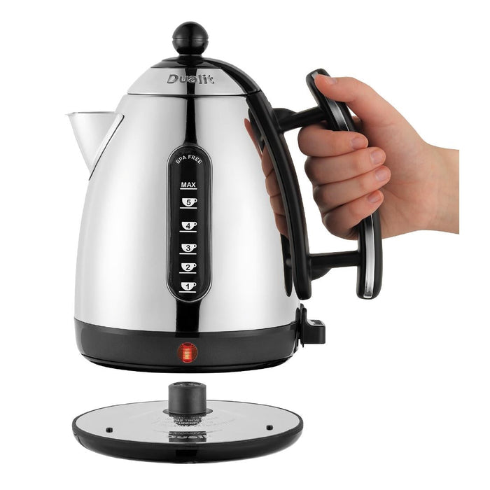 Dualit Lite Jug Kettle Black/Polished Dualit