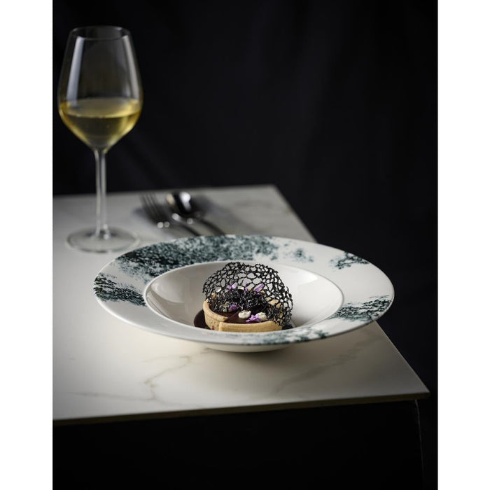 Churchill Alchemy Ambience Standard Rim Bowls Smoke Black 280mm (6 Pack) Churchill