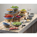 Churchill Emerge Melamine Oslo Blue Deep Serving Bowls 285mm (4 Pack) Churchill