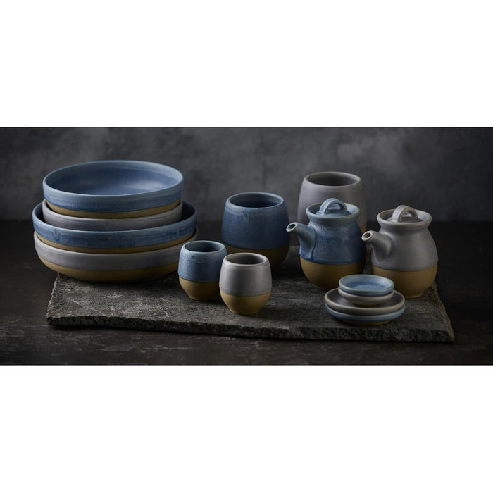 Churchill Emerge Melamine Oslo Blue Deep Serving Bowls 285mm (4 Pack) Churchill