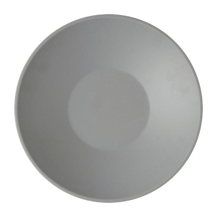 Churchill Emerge Melamine Seattle Grey Shallow Serving Bowls 300mm (4 Pack) Churchill