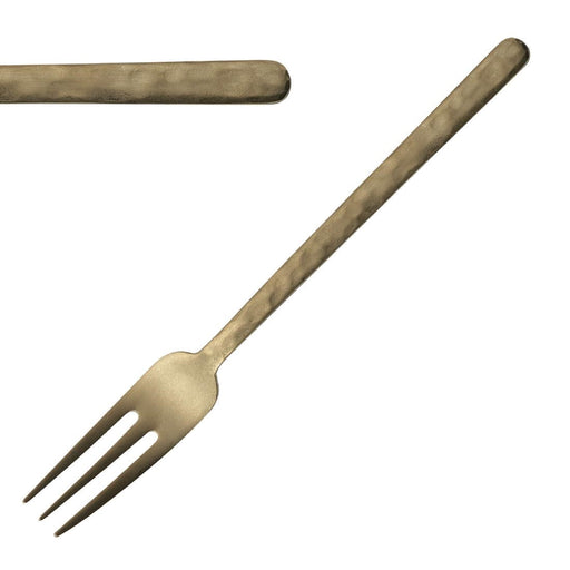 Comas Kodai Vintage Gold 3-Prong XL Table Forks (12 Pack) Comas