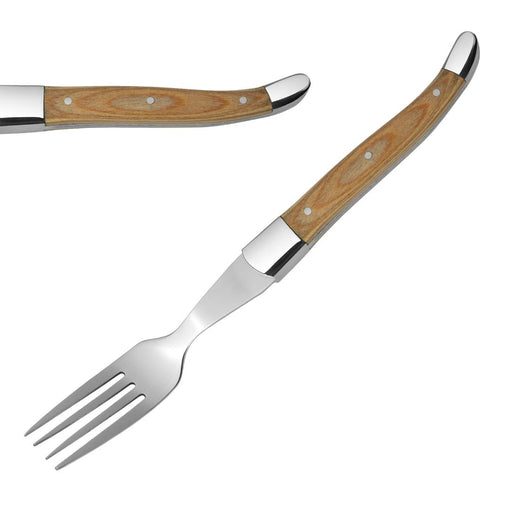 Comas Alps Pakka Wood Steak Forks (6 Pack) Comas