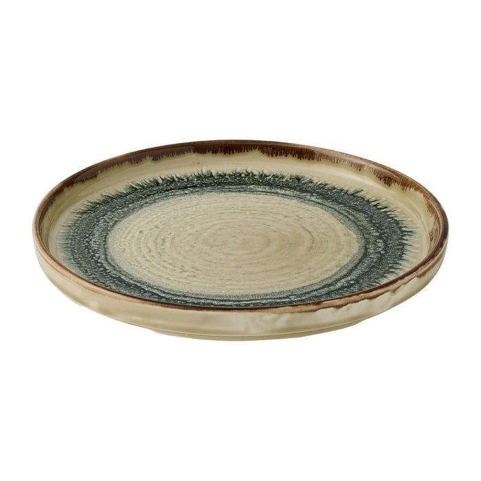 Dudson Harvest Flare Linen Evolve Walled Plates 210mm (6 Pack) Dudson