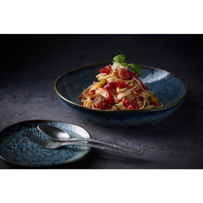 Churchill Envisage Cascade Sapphire Blue Natural Deep Bowls 250mm (6 Pack) Churchill Super Vitrified