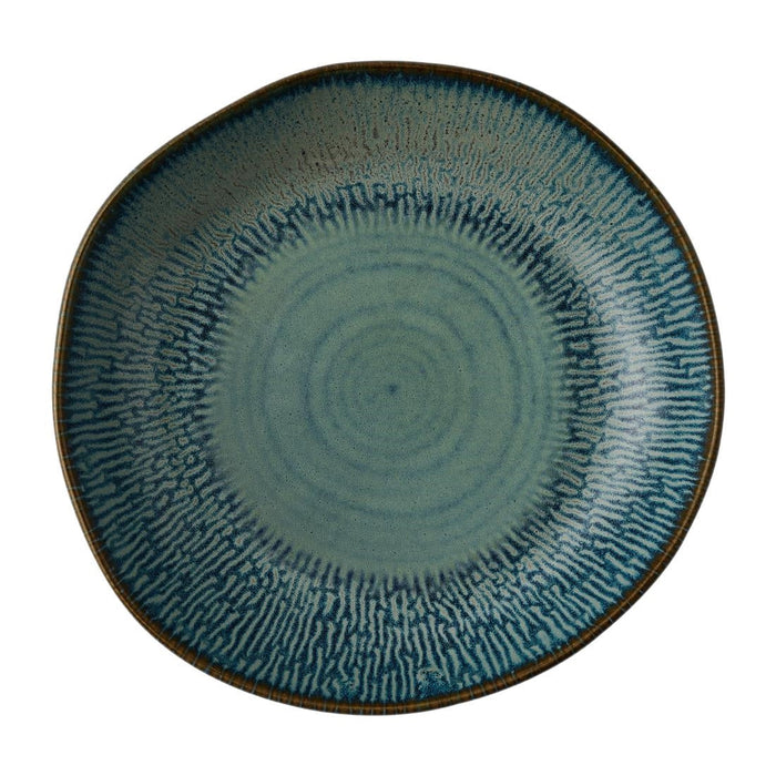 Churchill Envisage Cascade Sapphire Blue Natural Deep Bowls 250mm (6 Pack) Churchill Super Vitrified