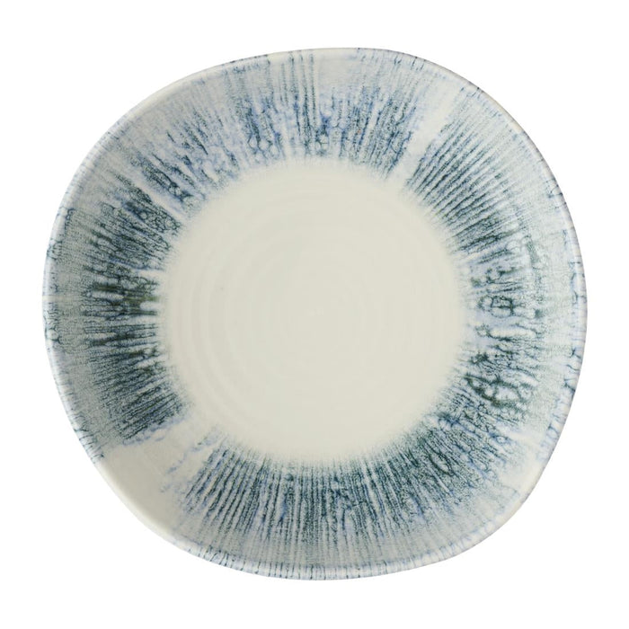 Churchill Lyra Blue Organic Walled Bowls 200mm (6 Pack) Churchill Super Vitrified