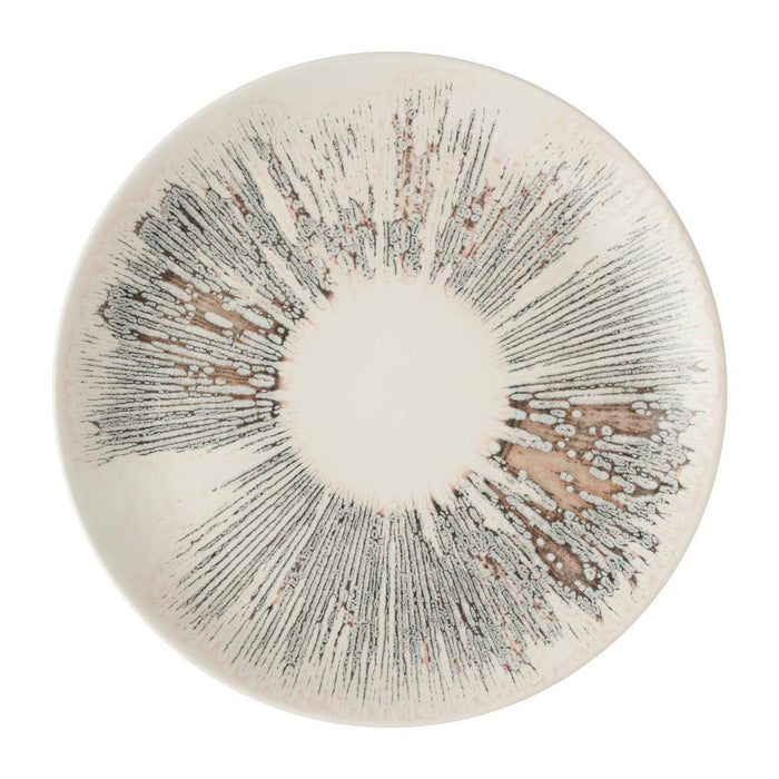 288(Ø)mm | 11¼(Ø)". Material: Vitrified China. 5-Year Edge-Chip Guarantee