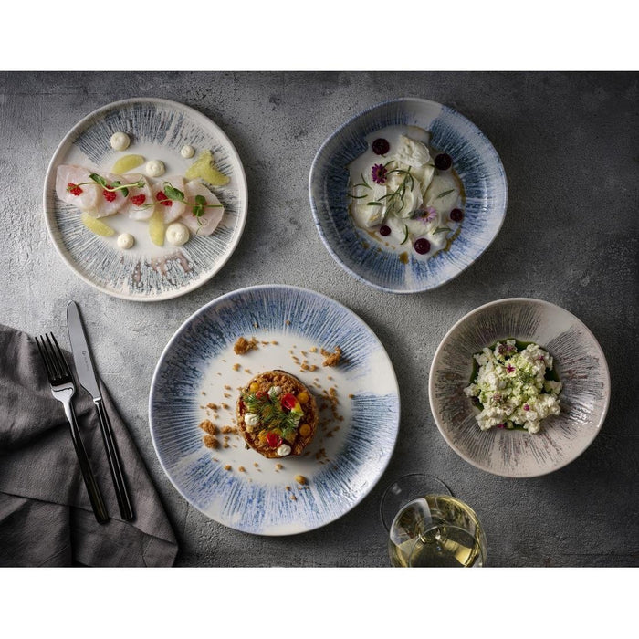 Churchill Lyra Pink Walled Plates 210mm (6 Pack) Churchill Super Vitrified