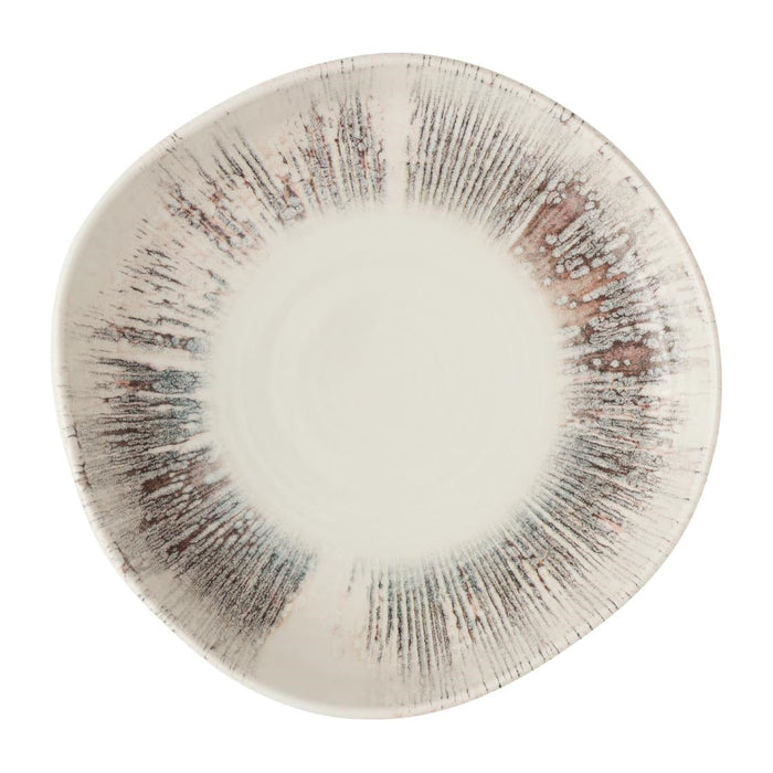 Churchill Lyra Pink Organic Walled Bowls 230mm (6 Pack) Churchill Super Vitrified
