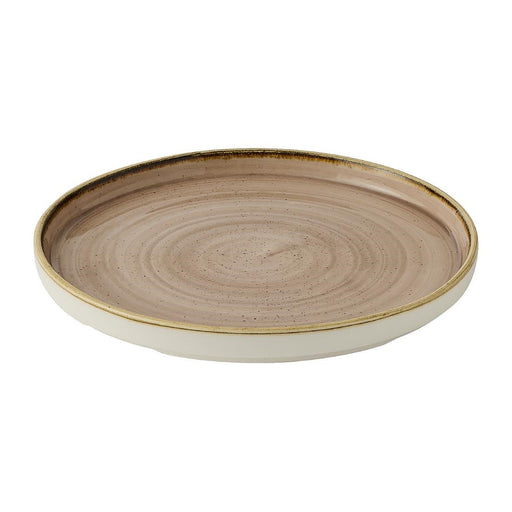 Churchill Stonecast Truffle Walled Plates 210mm (6 Pack) Churchill Super Vitrified