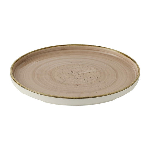 Churchill Stonecast Truffle Walled Plates 260mm (6 Pack) Churchill Super Vitrified