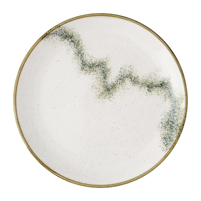 288(Ø)mm | 11¼(Ø)". Material: Vitrified China. 5-Year Edge-Chip Guarantee