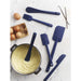Deglon Stop Glisse Half Maryse Blue Heat Resistant Spatula 250mm Deglon Sabatier