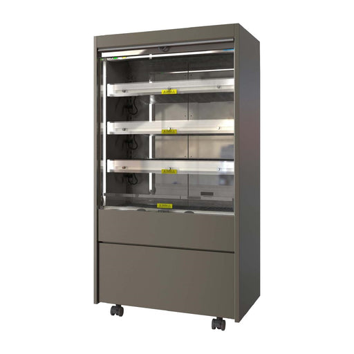 Width: 900mm. With night blind and castors