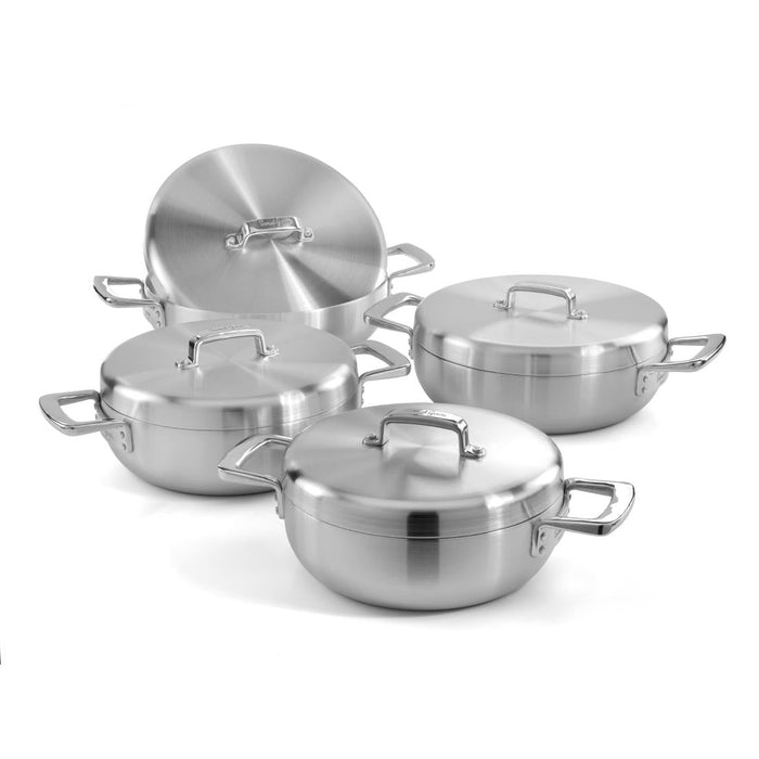 Samuel Groves Urban St/St Tri-Ply Chefs Pan with Domed Lid 26cm Samuel Groves