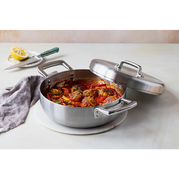 Samuel Groves Urban St/St Tri-Ply Chefs Pan with Domed Lid 26cm Samuel Groves