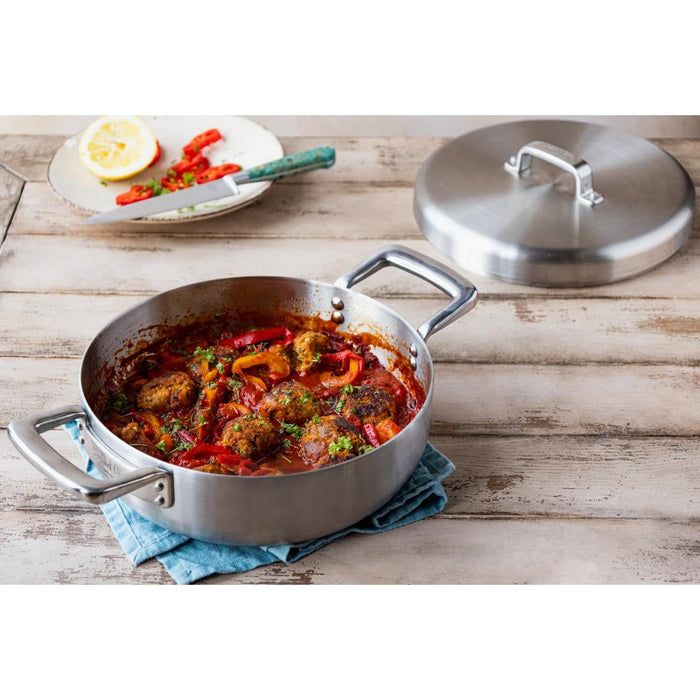 Samuel Groves Urban St/St Tri-Ply Chefs Pan with Domed Lid 30cm Samuel Groves