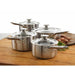Samuel Groves Stainless Steel Saucepan and Glass Lid 18cm Samuel Groves