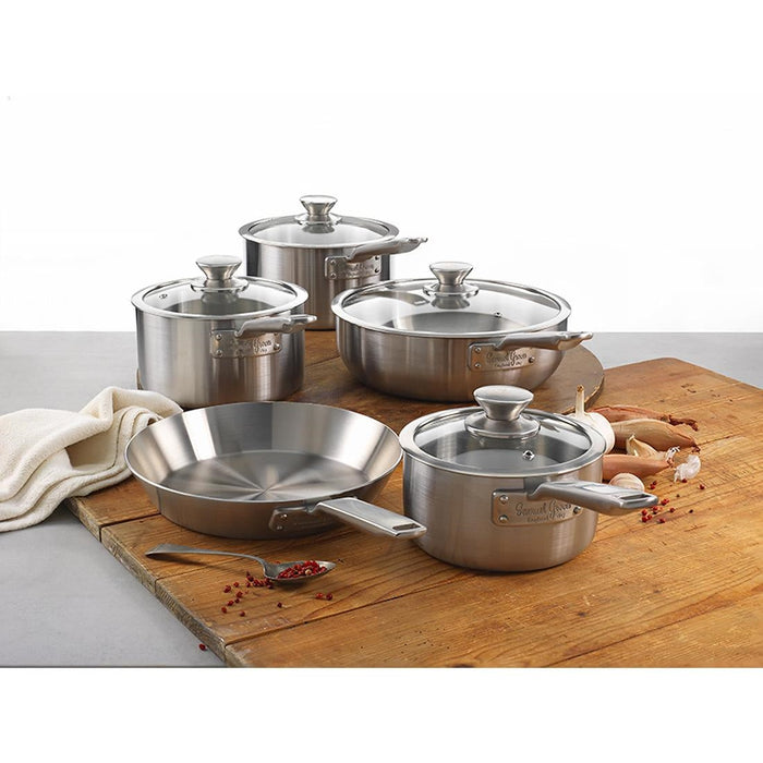 Samuel Groves Stainless Steel Saucepan and Glass Lid 18cm Samuel Groves