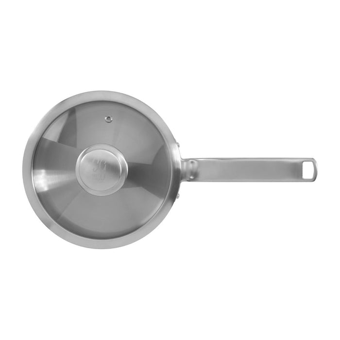 Samuel Groves Stainless Steel Saucepan and Glass Lid 18cm Samuel Groves