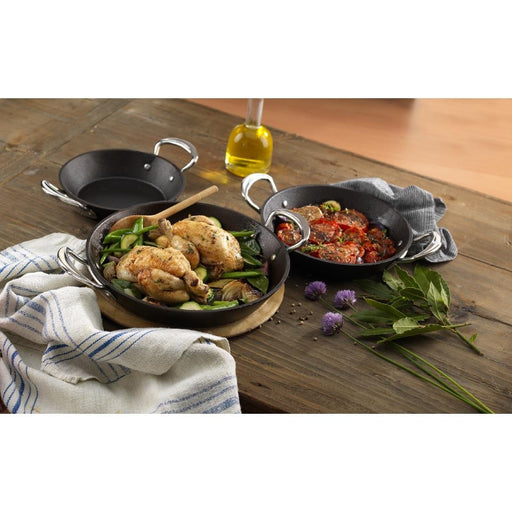 Samuel Groves Cast Iron Double Handled Skillet 24cm Samuel Groves