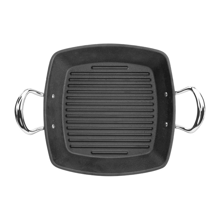 Samuel Groves Cast Iron Double Handle Square Grill Pan 26cm Samuel Groves