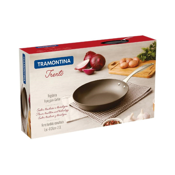 Tramontina Enamel Cast Iron Frying Pan 26cm Tramontina