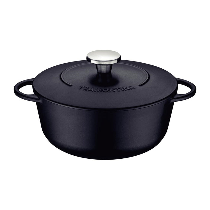 Size: 24cm. Capacity: 4Ltr. Enamel cast iron. Induction compatible