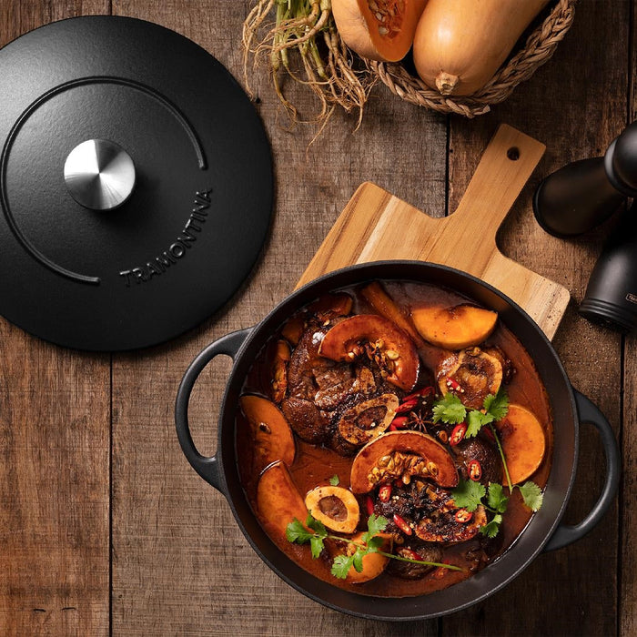 Tramontina Enamel Cast Iron Casserole Dish 24cm Tramontina