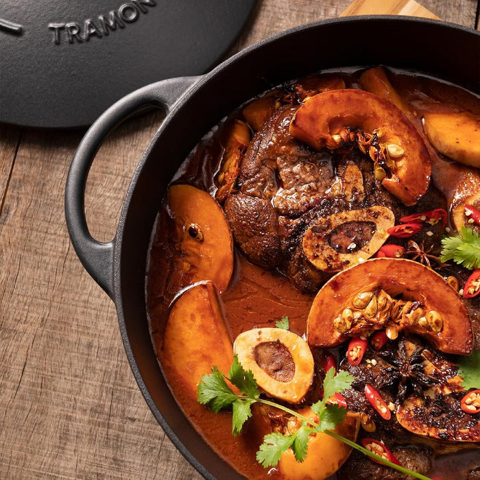 Tramontina Enamel Cast Iron Casserole Dish 24cm Tramontina