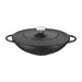 Size: 32cm. Capacity: 5Ltr. Enamel cast iron. Induction compatible