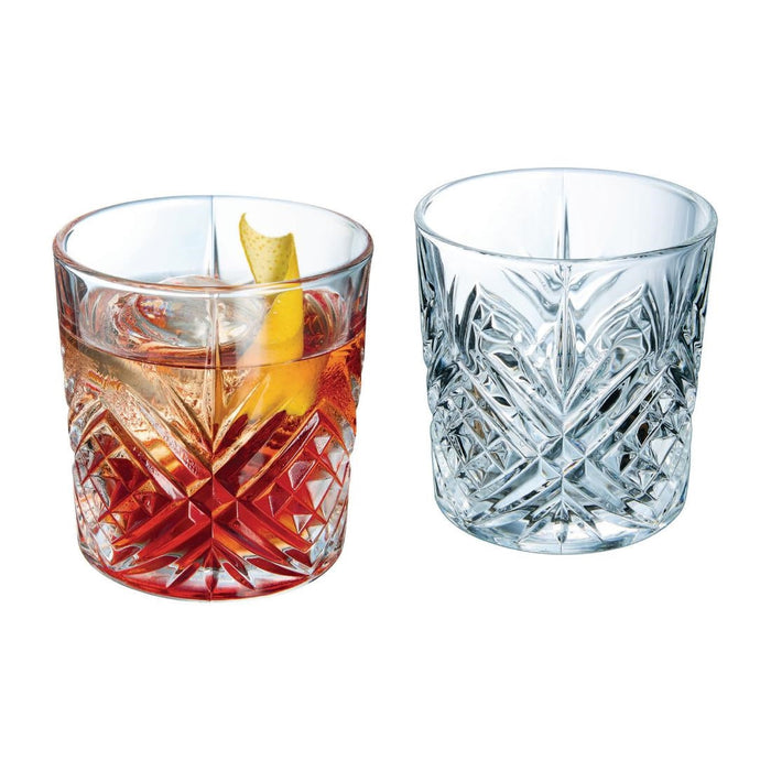 Cristal d'Arques Masquerade Toughened Old Fashioned Glasses 300ml (24 Pack) Arcoroc
