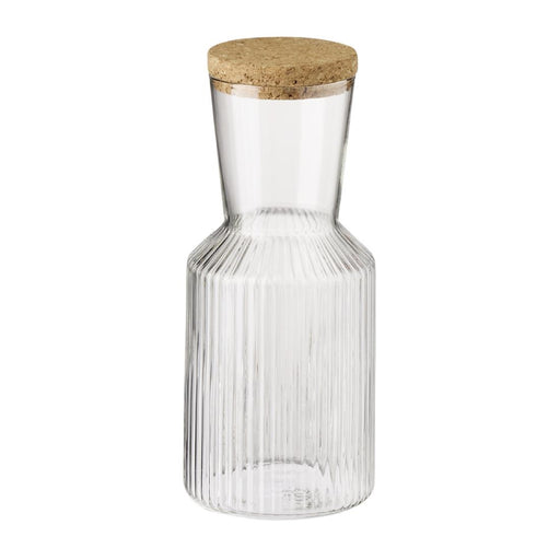 195(H)x90(Ø)mm. Material: Glass. Cork Lid