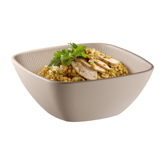 APS Nero Square Bowl Sand 195x195mm APS