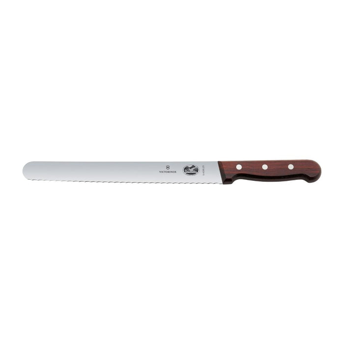 Victorinox Wavy Slicing Knife Wood - 25cm