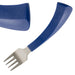 185(L)mm. 18/10 Stainless Steel. Blue Polypropylene Handles